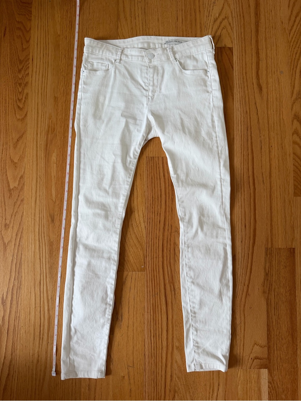 Zara White Skinny Jeans - Slim Stretch Denim